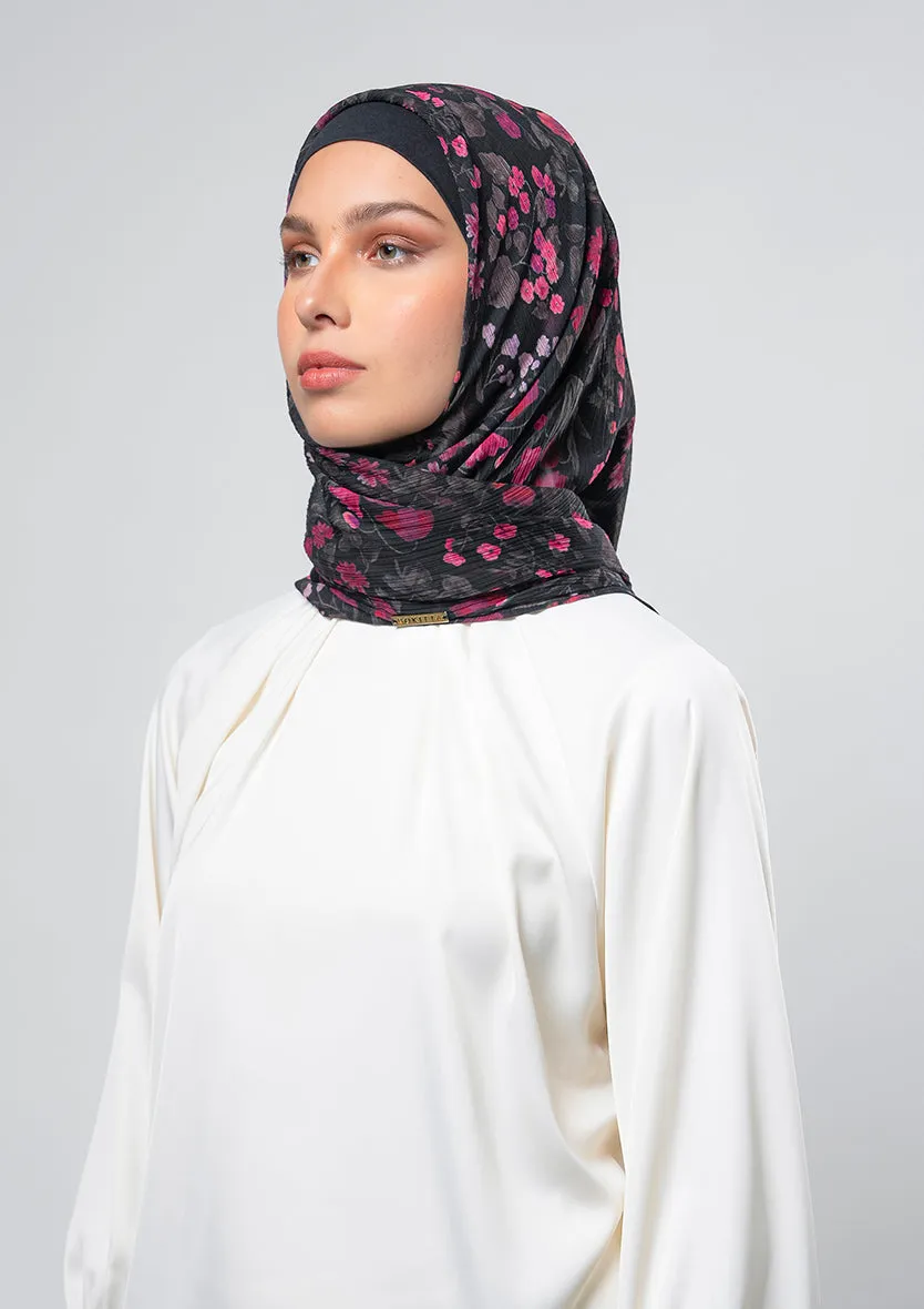 Dark Petunia - Instant Hijab With Inner