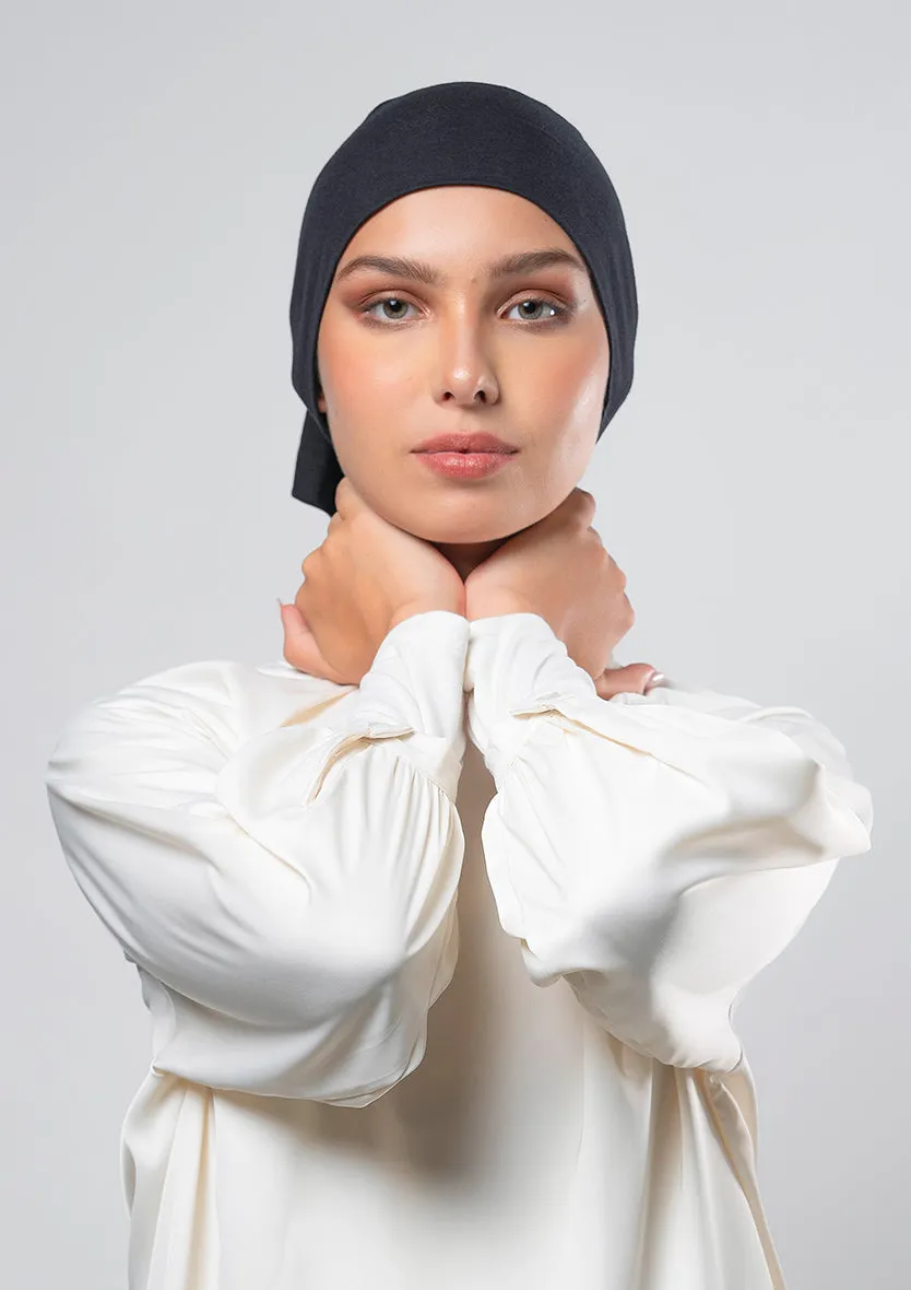 Dark Petunia - Instant Hijab With Inner