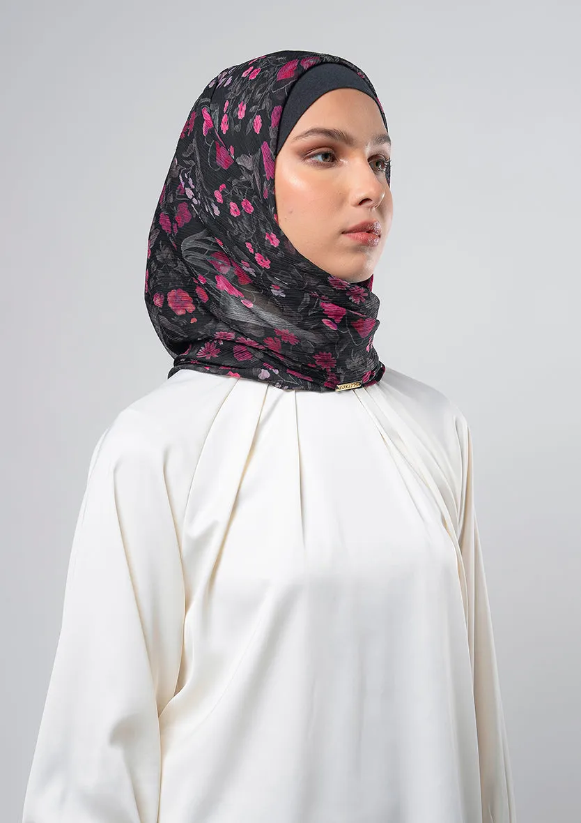 Dark Petunia - Instant Hijab With Inner
