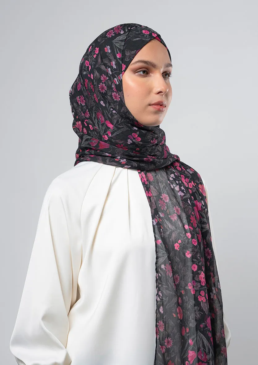 Dark Petunia - Instant Hijab With Inner