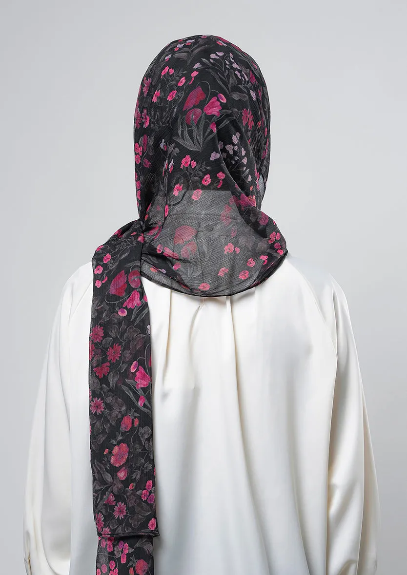 Dark Petunia - Instant Hijab With Inner