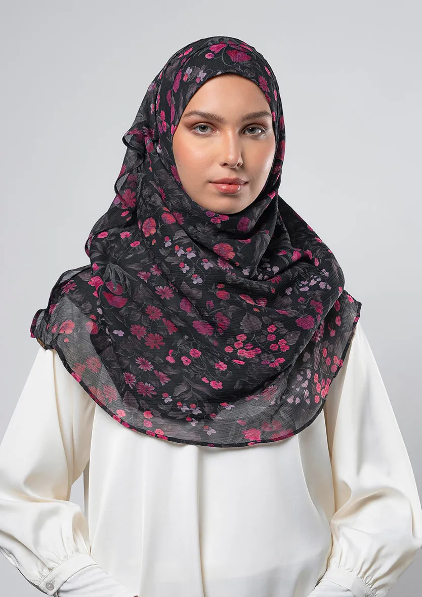 Dark Petunia - Instant Hijab With Inner