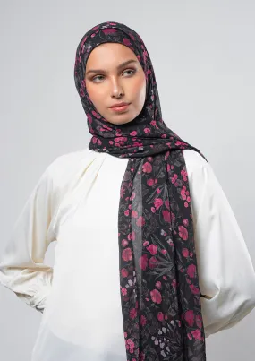 Dark Petunia - Instant Hijab With Inner