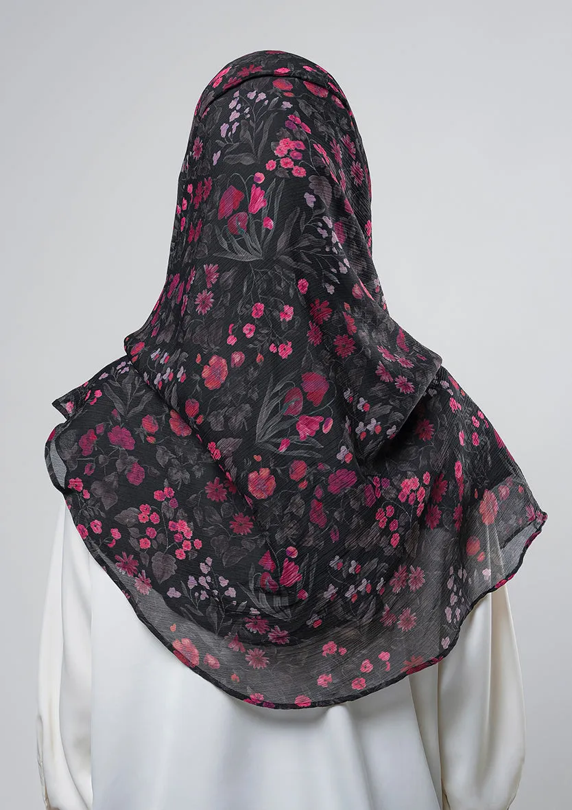 Dark Petunia - Instant Hijab With Inner
