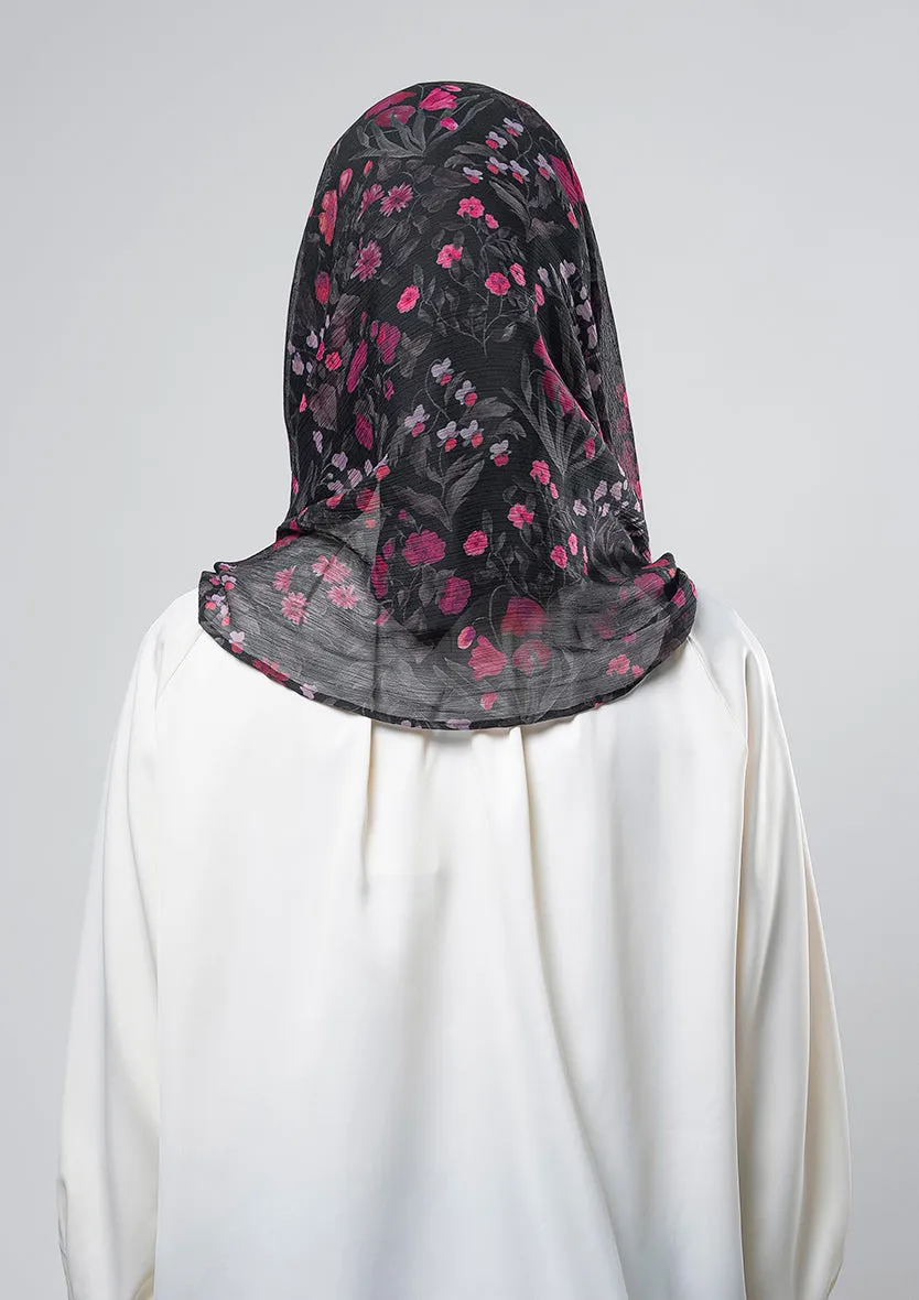 Dark Petunia - Instant Hijab With Inner