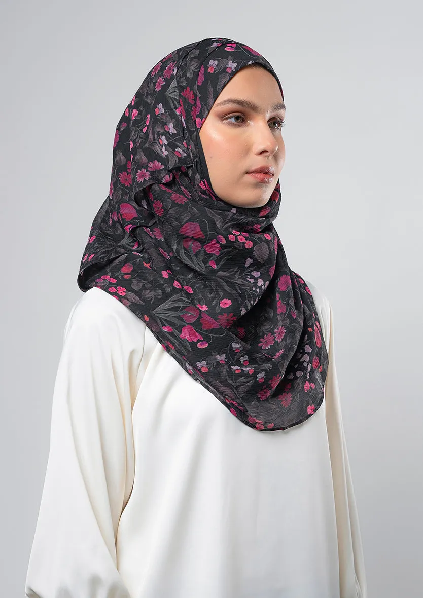 Dark Petunia - Instant Hijab With Inner