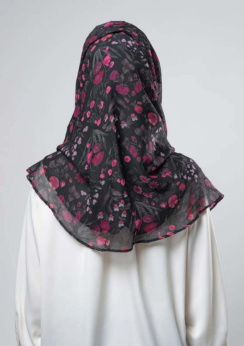 Dark Petunia - Instant Hijab With Inner