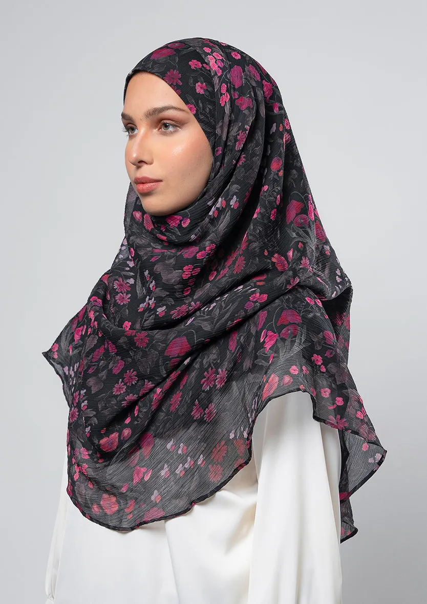 Dark Petunia - Instant Hijab With Inner