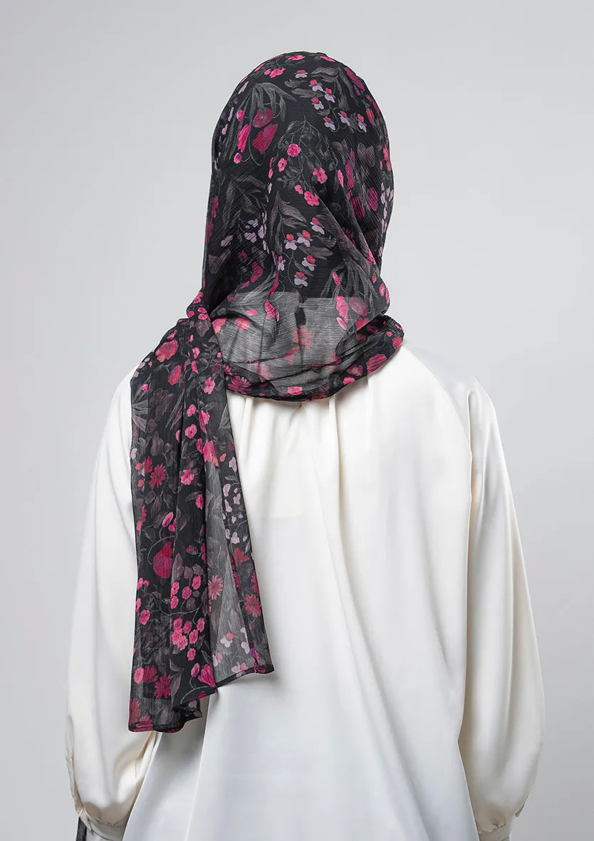 Dark Petunia - Instant Hijab With Inner
