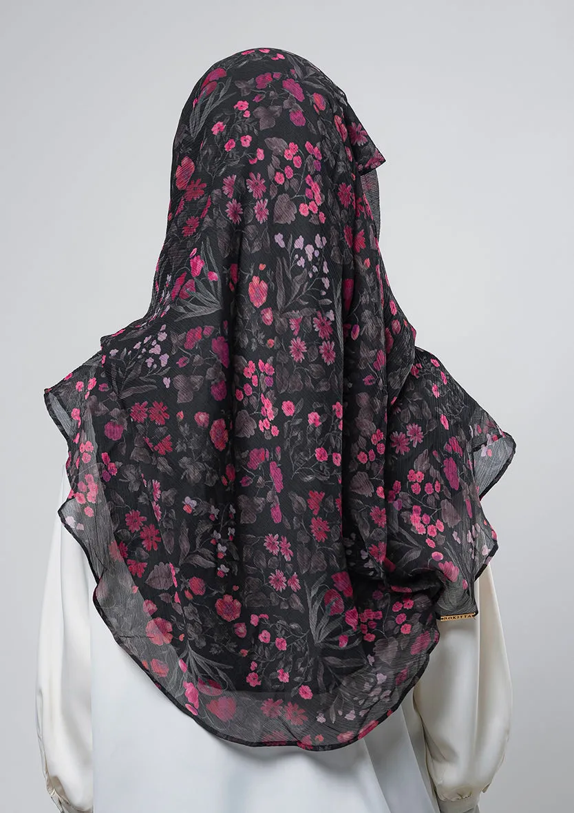 Dark Petunia - Instant Hijab With Inner