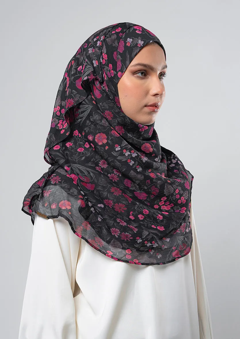 Dark Petunia - Instant Hijab With Inner