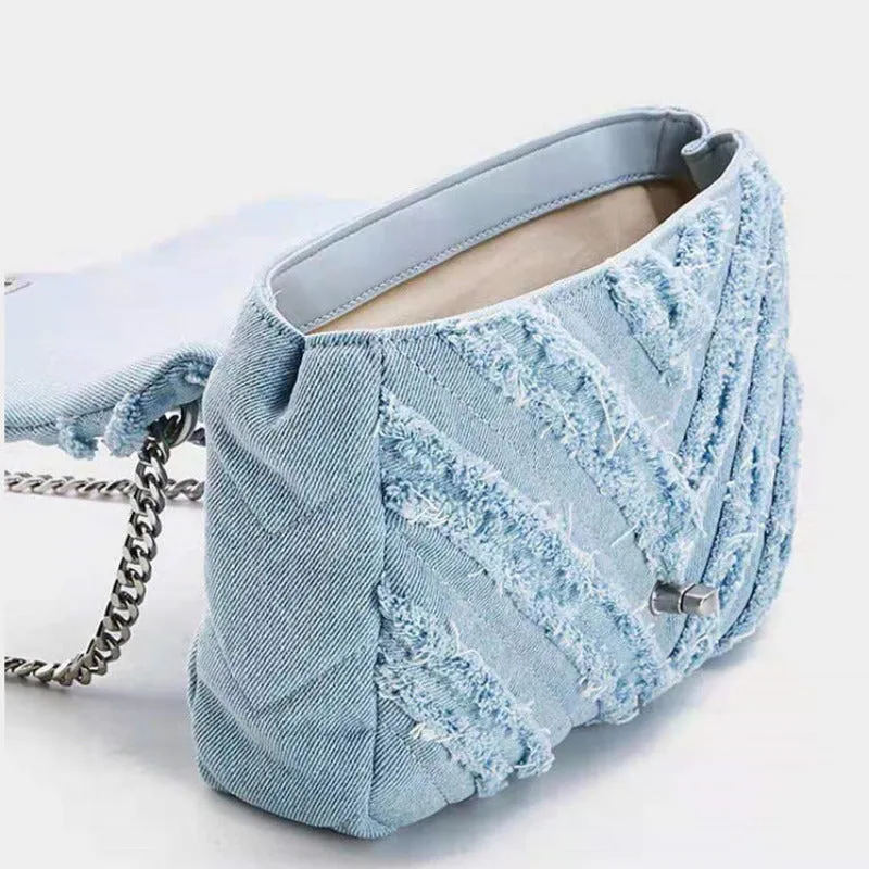 Denim Chic Crossbody Bag