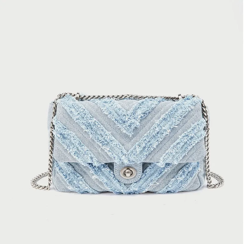 Denim Chic Crossbody Bag
