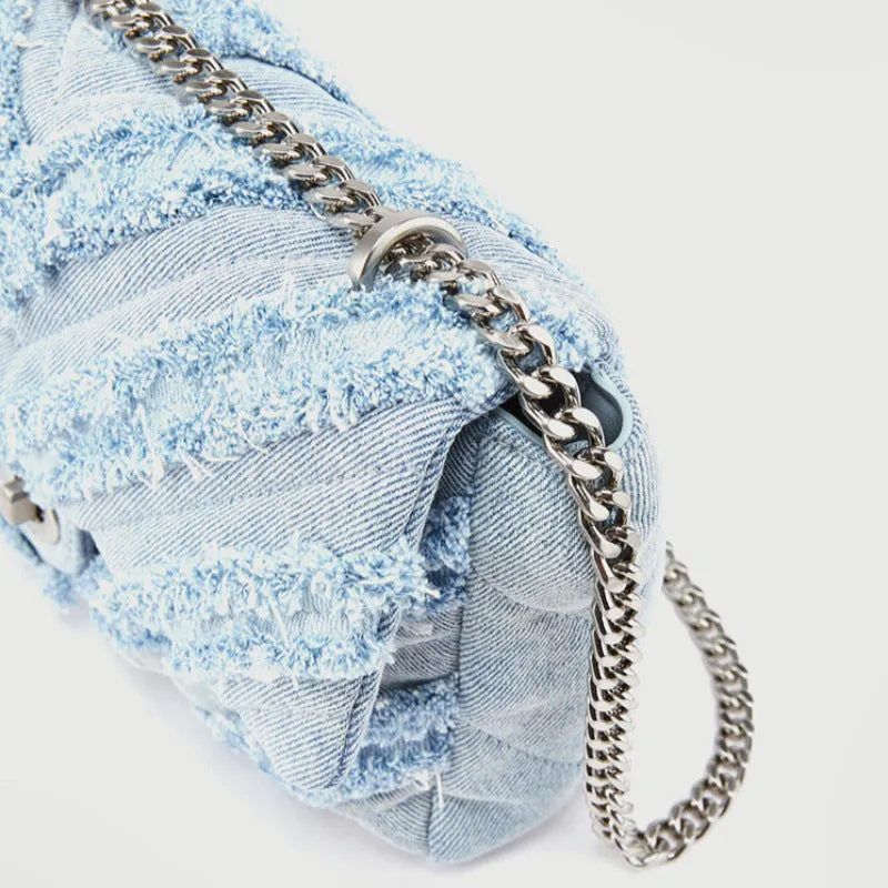 Denim Chic Crossbody Bag