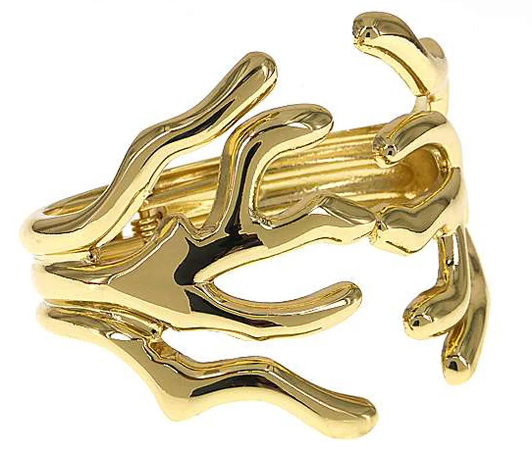 Designer Modern Branching Bracelet Hand by Jewelry Nexus