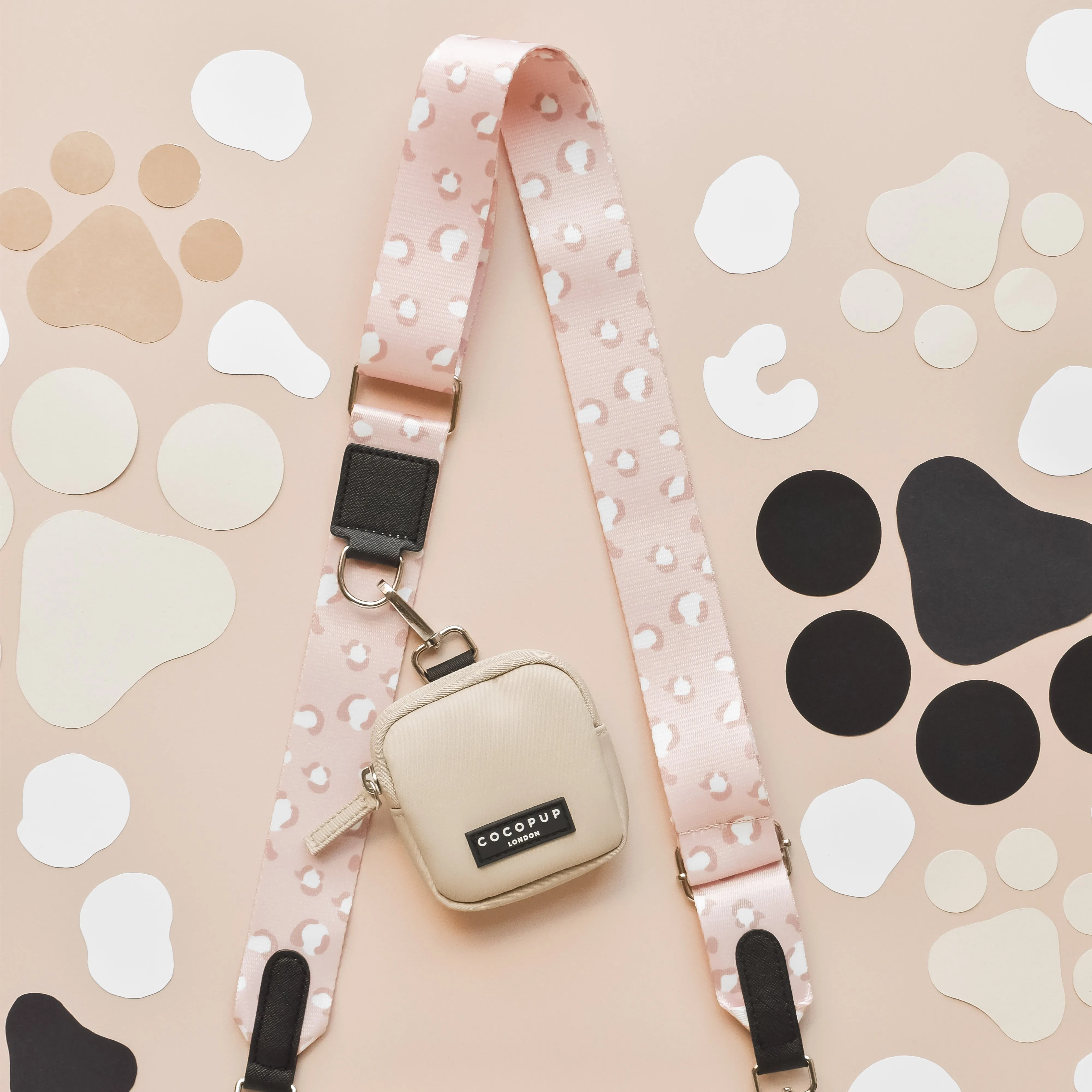 Dog Walking Bag Bundle - Nude Chic Leopard