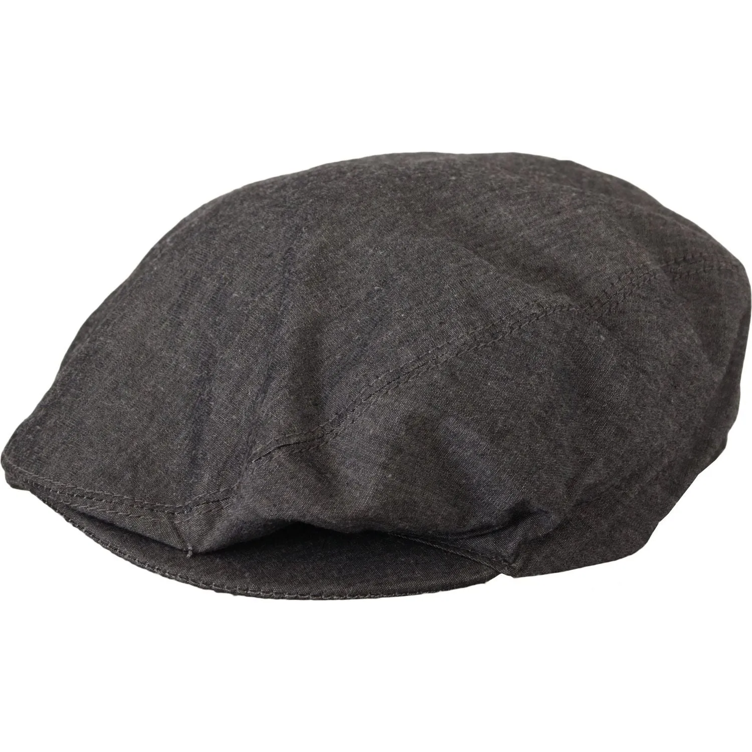 Dolce & Gabbana Elegant Gray Newsboy Hat