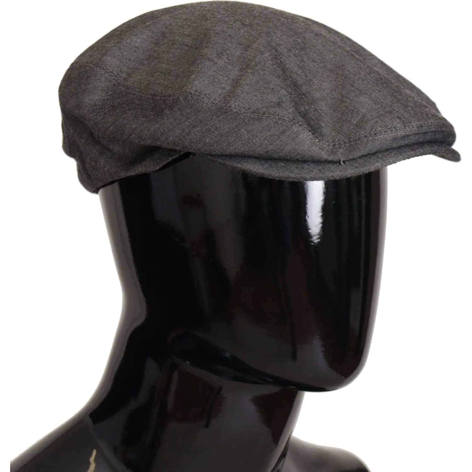 Dolce & Gabbana Elegant Gray Newsboy Hat