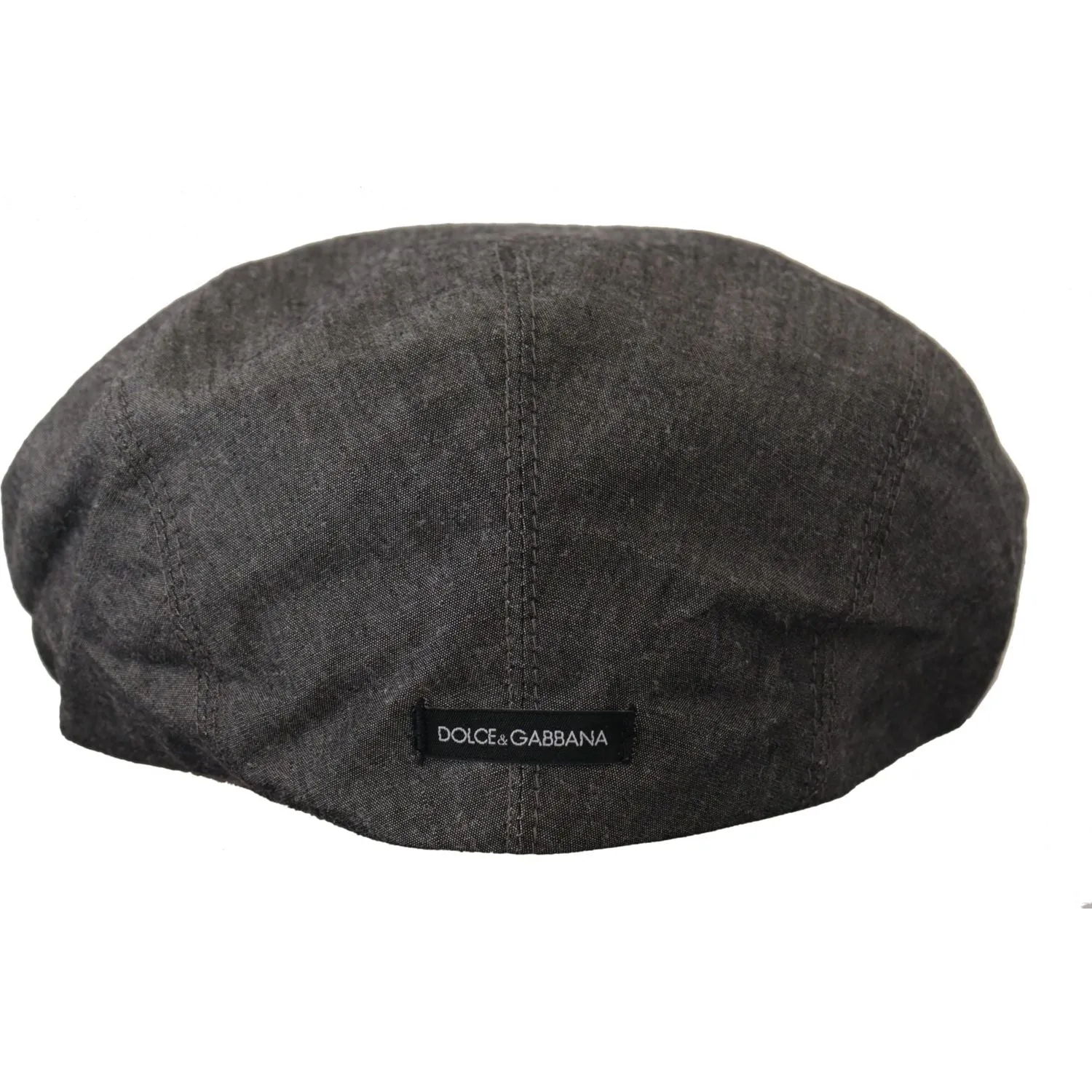 Dolce & Gabbana Elegant Gray Newsboy Hat