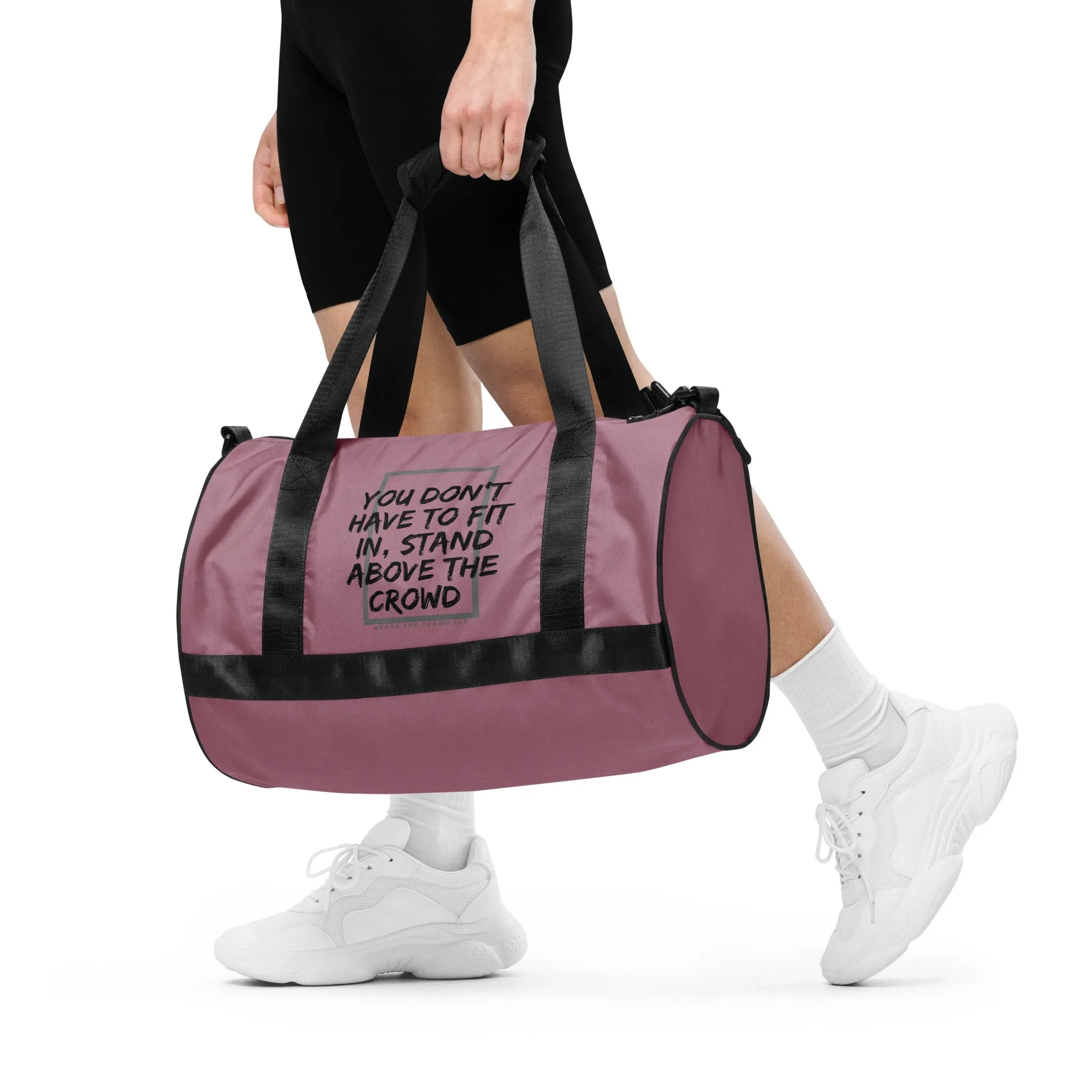 Dusty Rose 'Fit In' gym bag