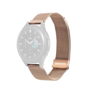 Dux Ducis - Stainless steel watch bracelet Milanaise with magnetic clasp (bridge width: 20mm) - rose gold