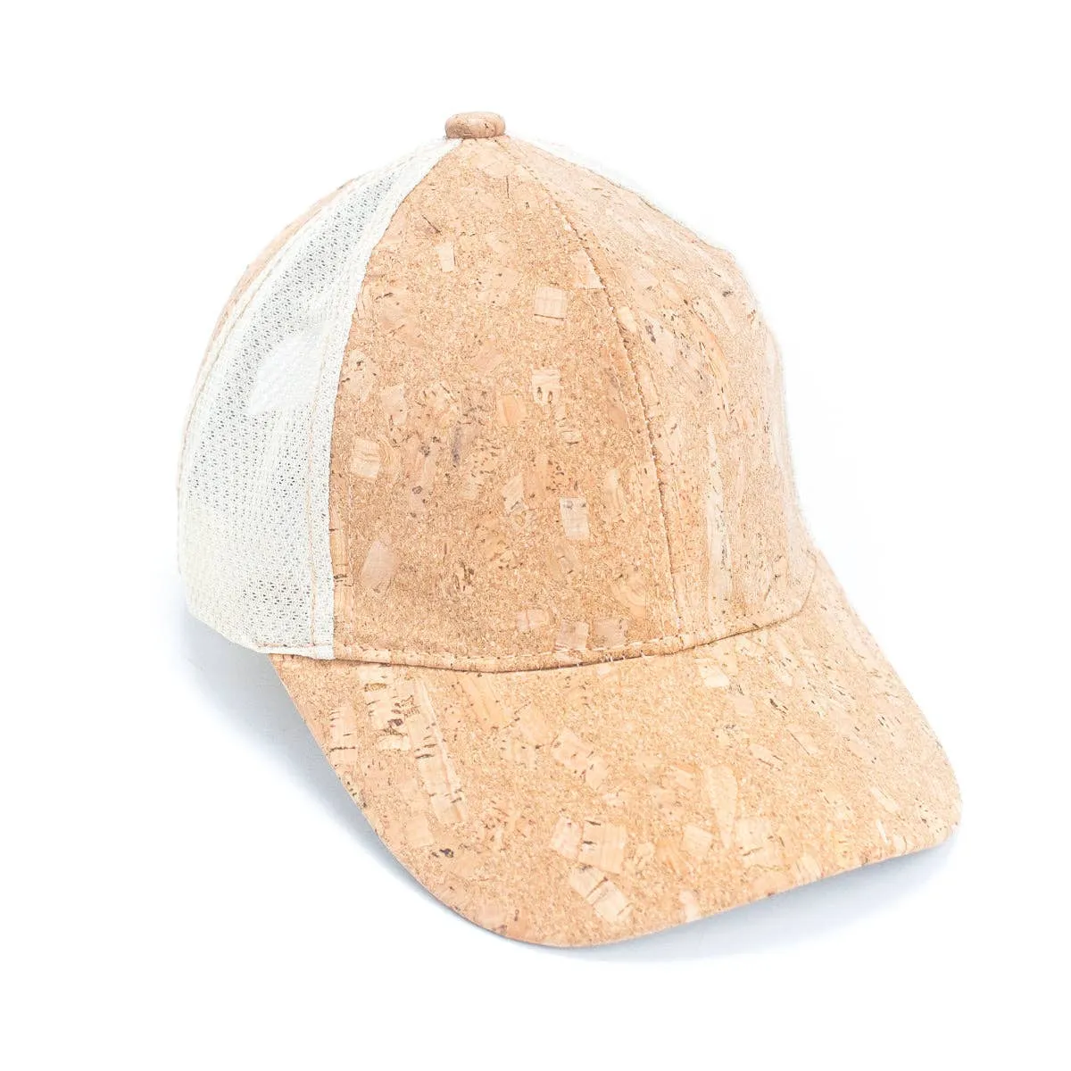 Eco-Friendly Cork Baseball Cap: Breathable Mesh & Stylish