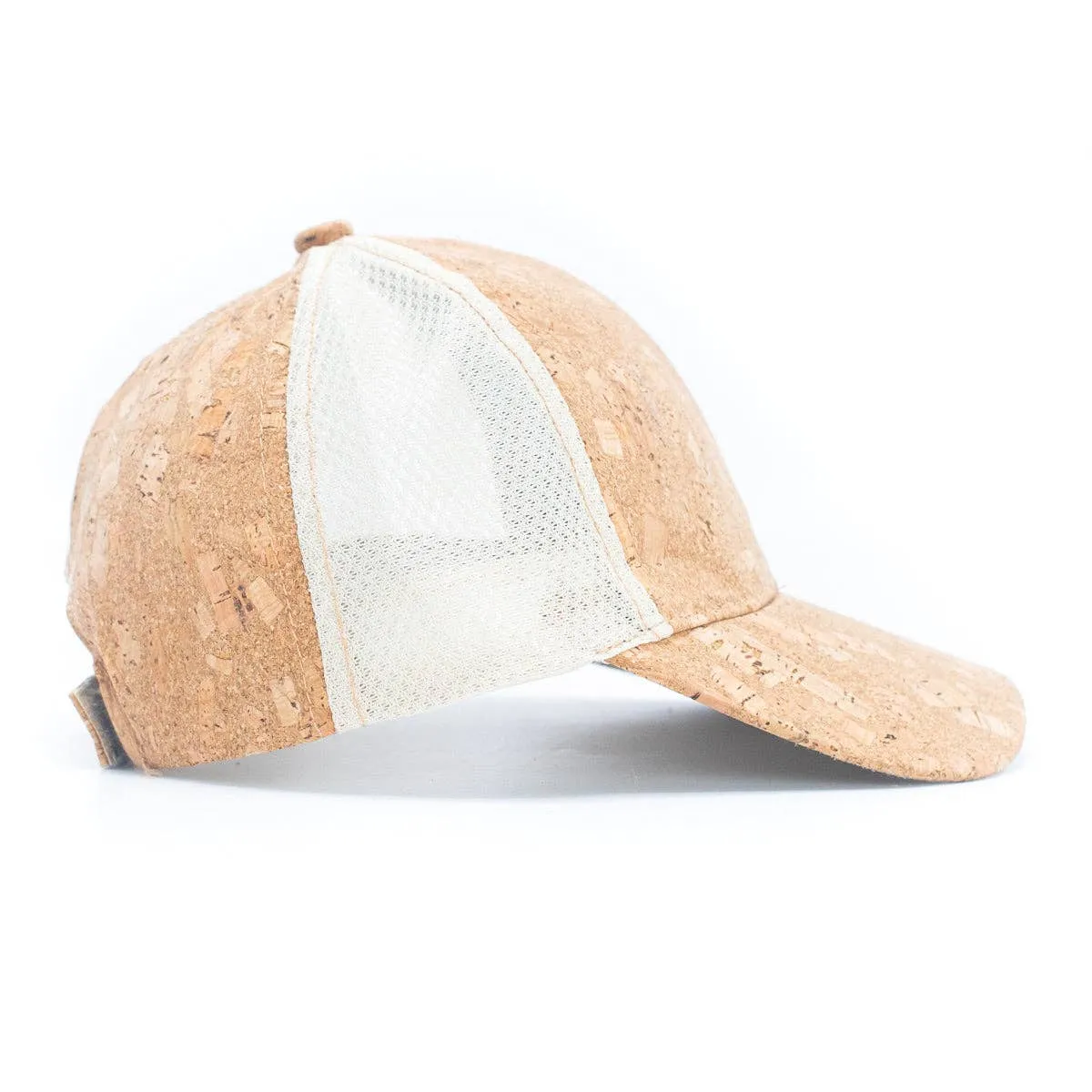 Eco-Friendly Cork Baseball Cap: Breathable Mesh & Stylish