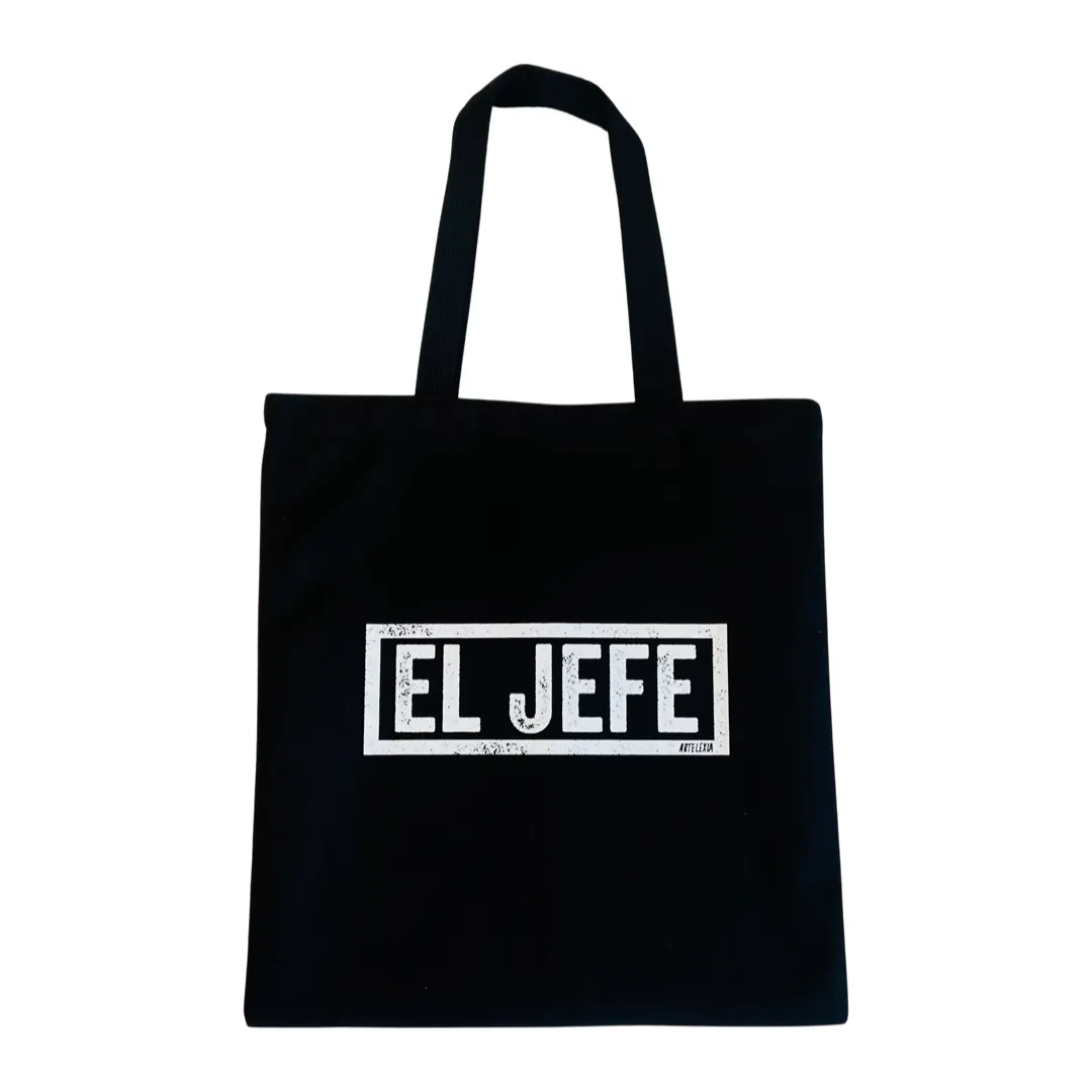 El Jefe Tote Bag - Canvas Black