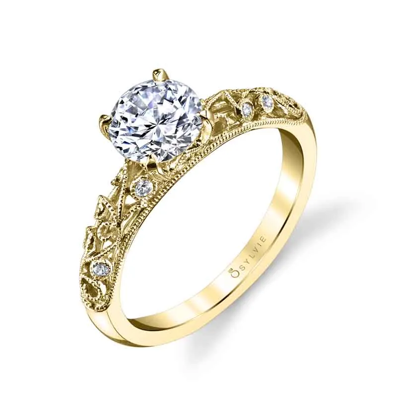 ELAINA – VINTAGE INSPIRED ENGAGEMENT RING