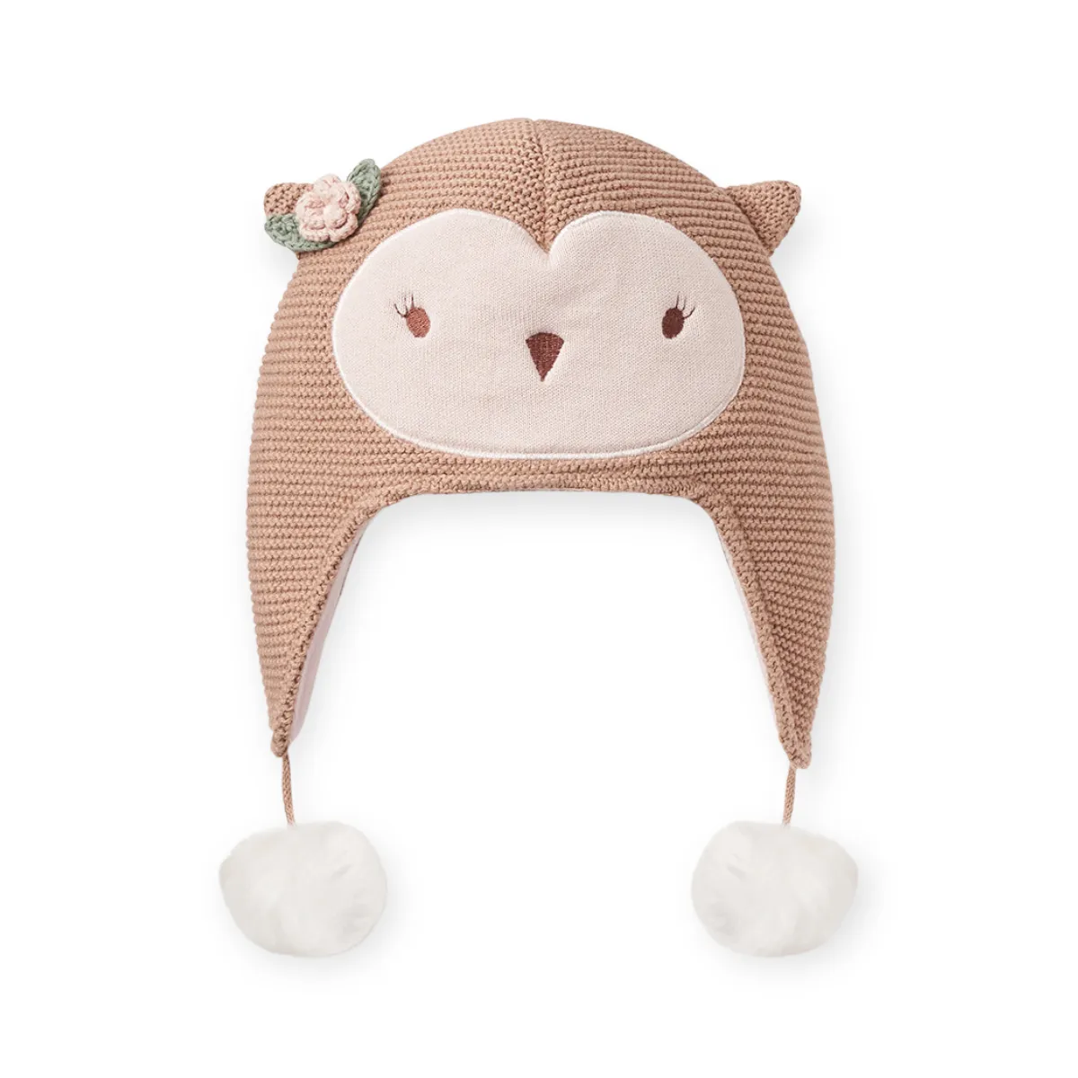 Elegant Baby Aviator Hat ~ Owl