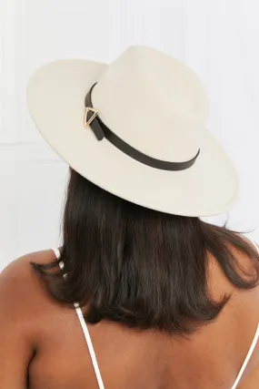 Elegant Beige Fedora Hat