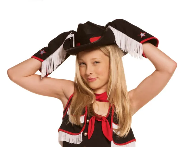 Elegant Moments Sexy Junior Size Cowgirl Hat
