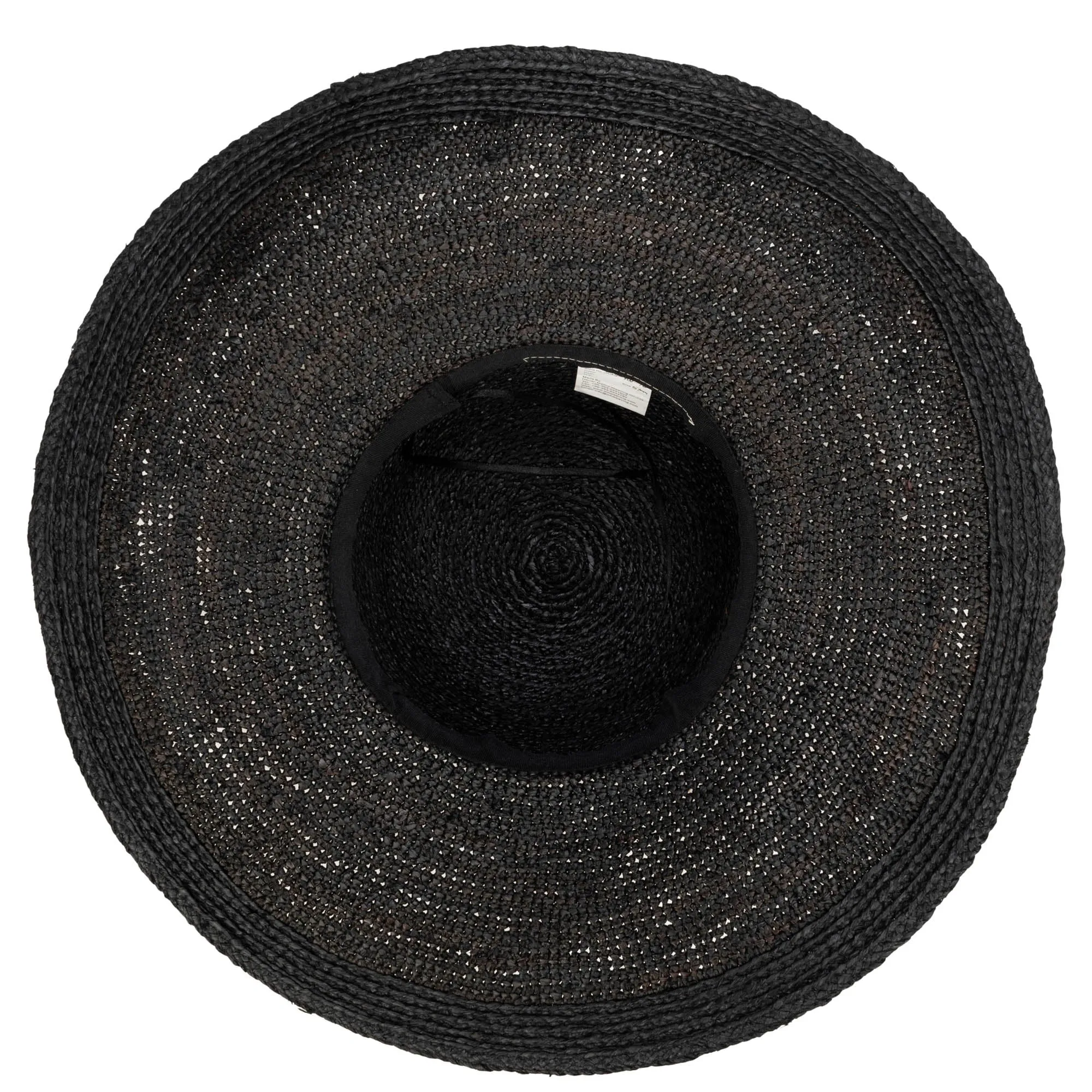 Elegant - Raffia Braid Round Crown Sun Hat