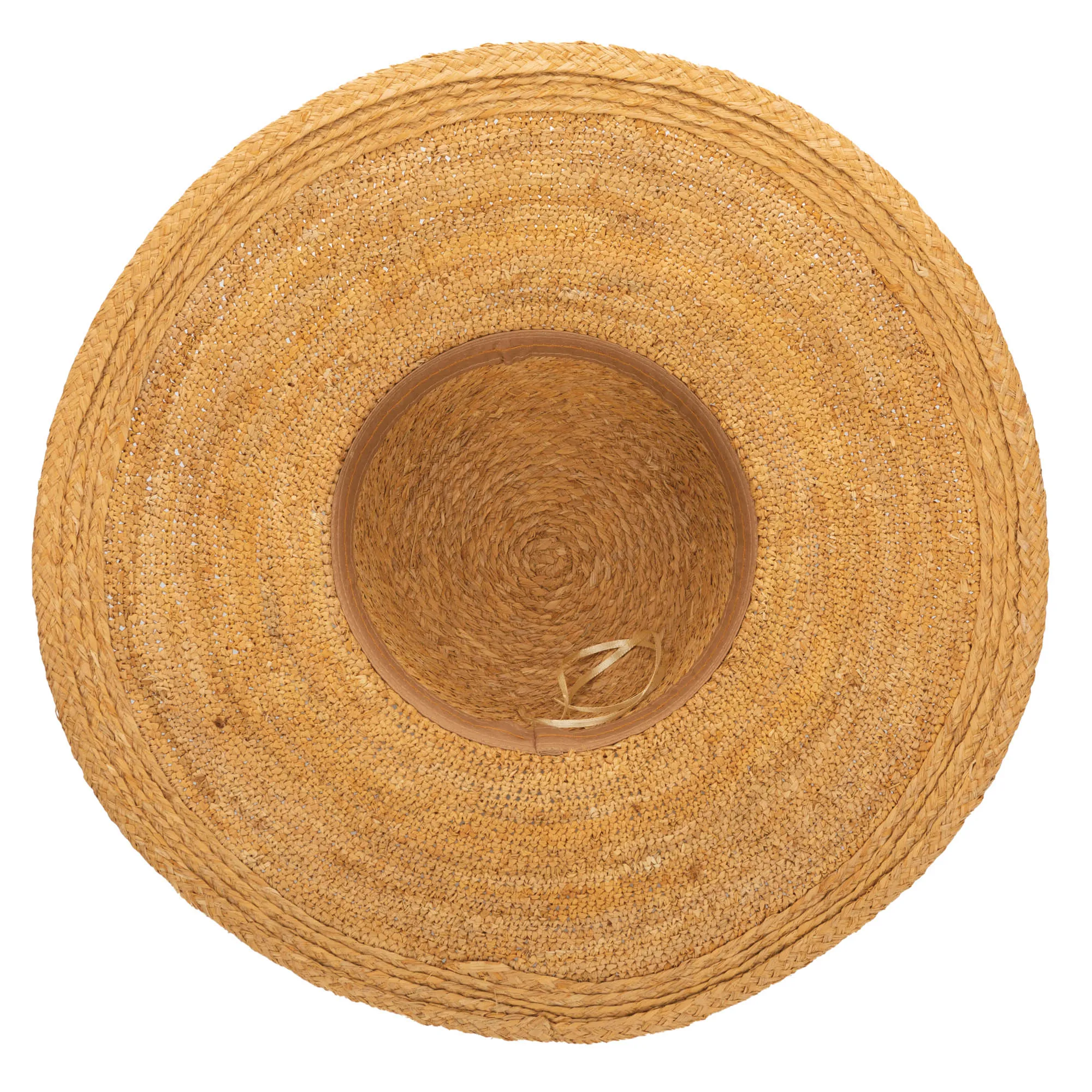 Elegant - Raffia Braid Round Crown Sun Hat