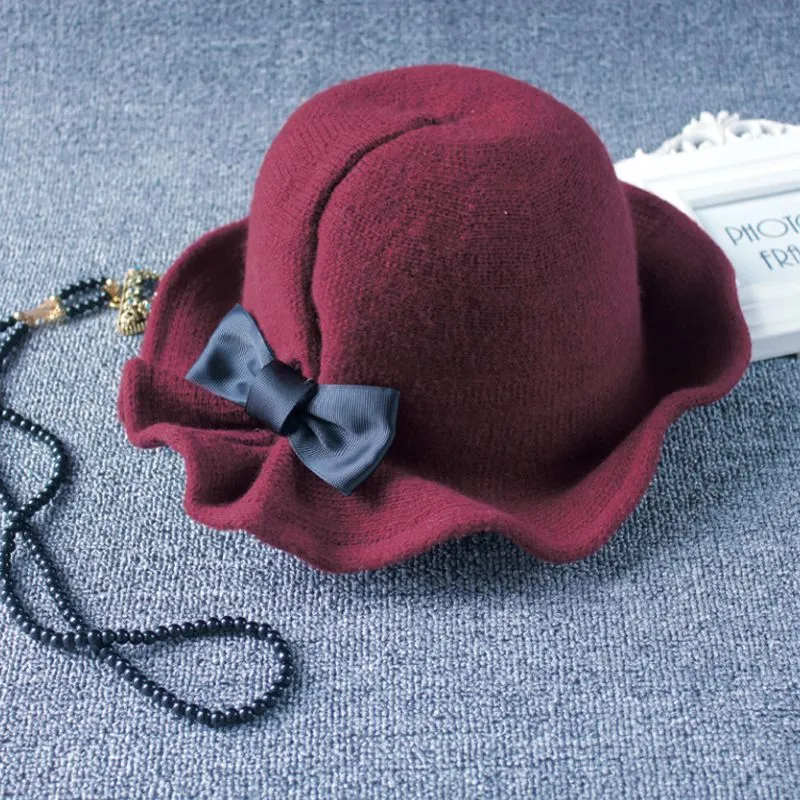 Elegant retro winter hat