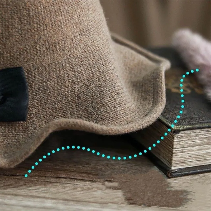 Elegant retro winter hat