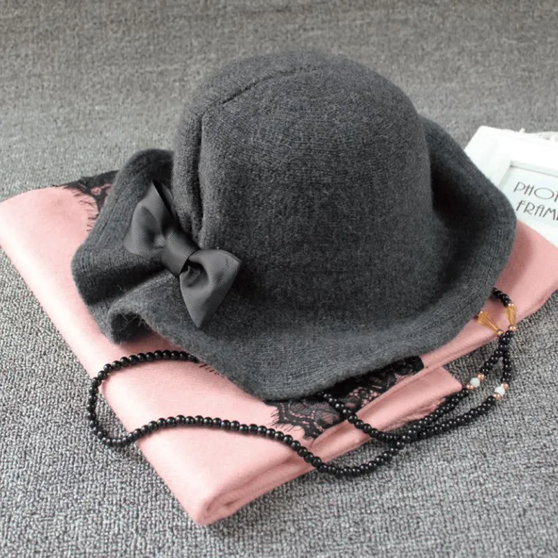 Elegant retro winter hat
