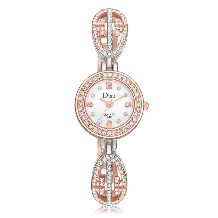 Elegant Rhinestone Bracelet Watch