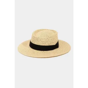 Elevate Your Style with the Fame Straw Braided Pork Pie Hat