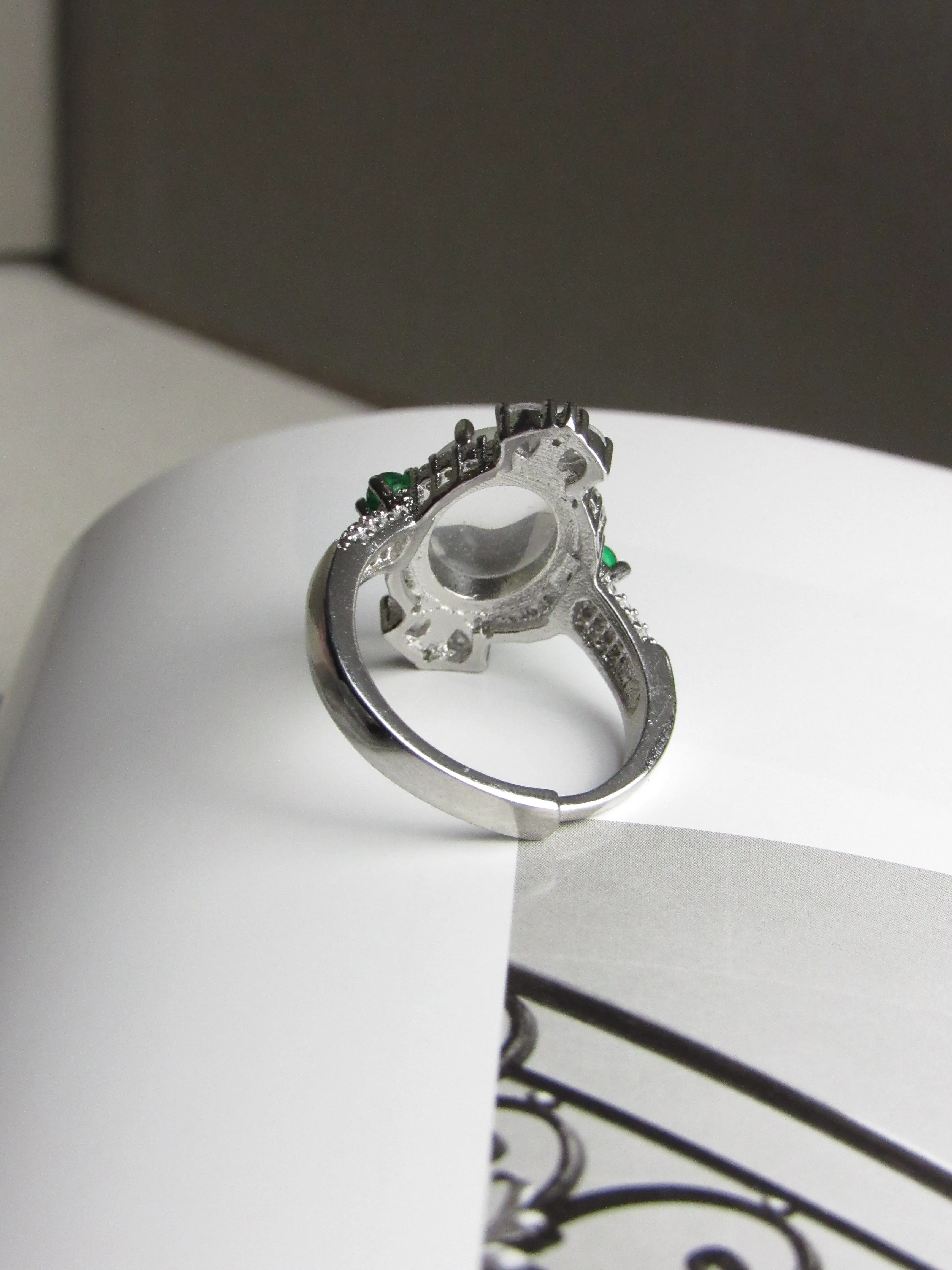 Ella Recycle Glass Sterling Silver Ring