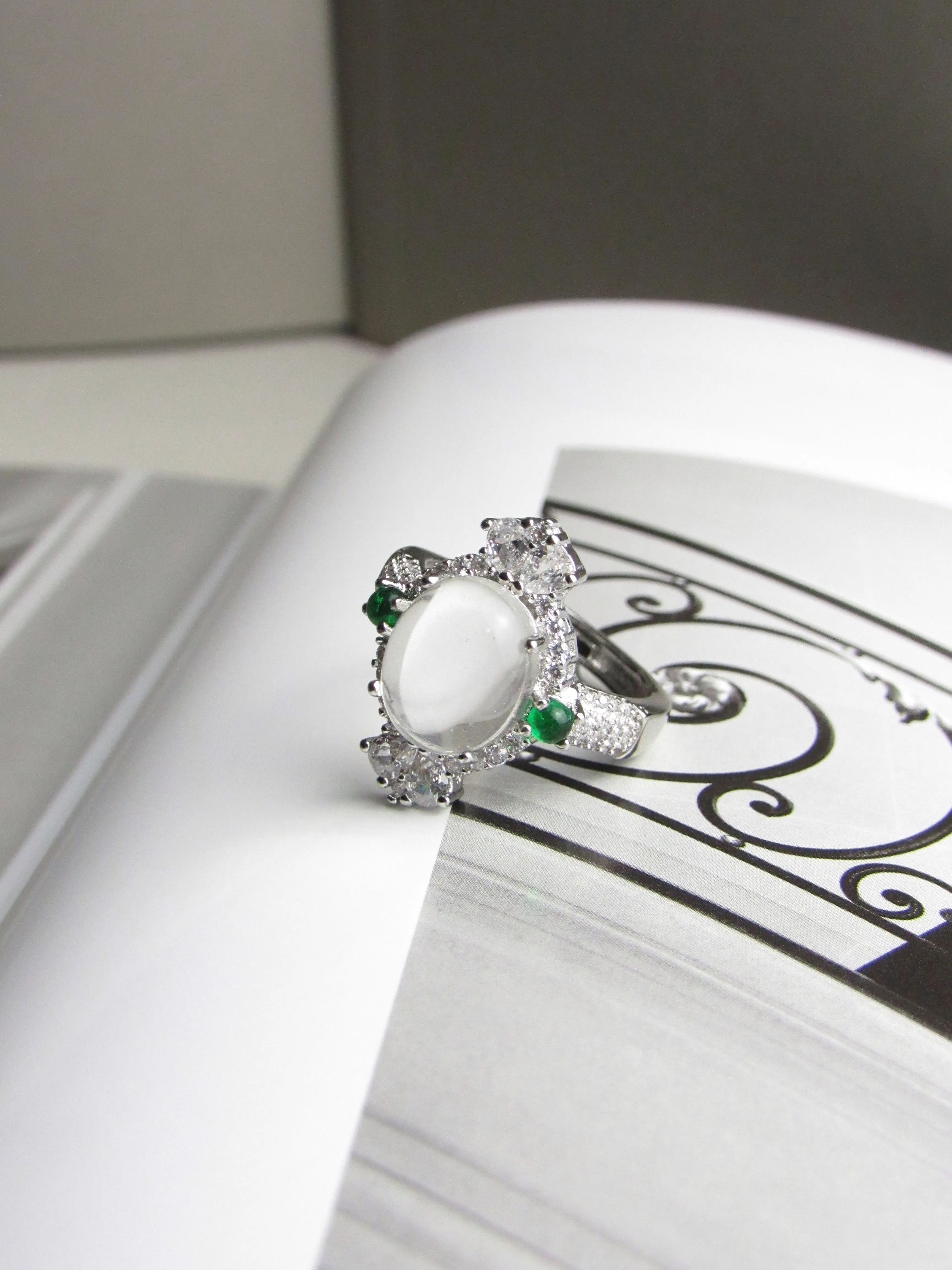 Ella Recycle Glass Sterling Silver Ring