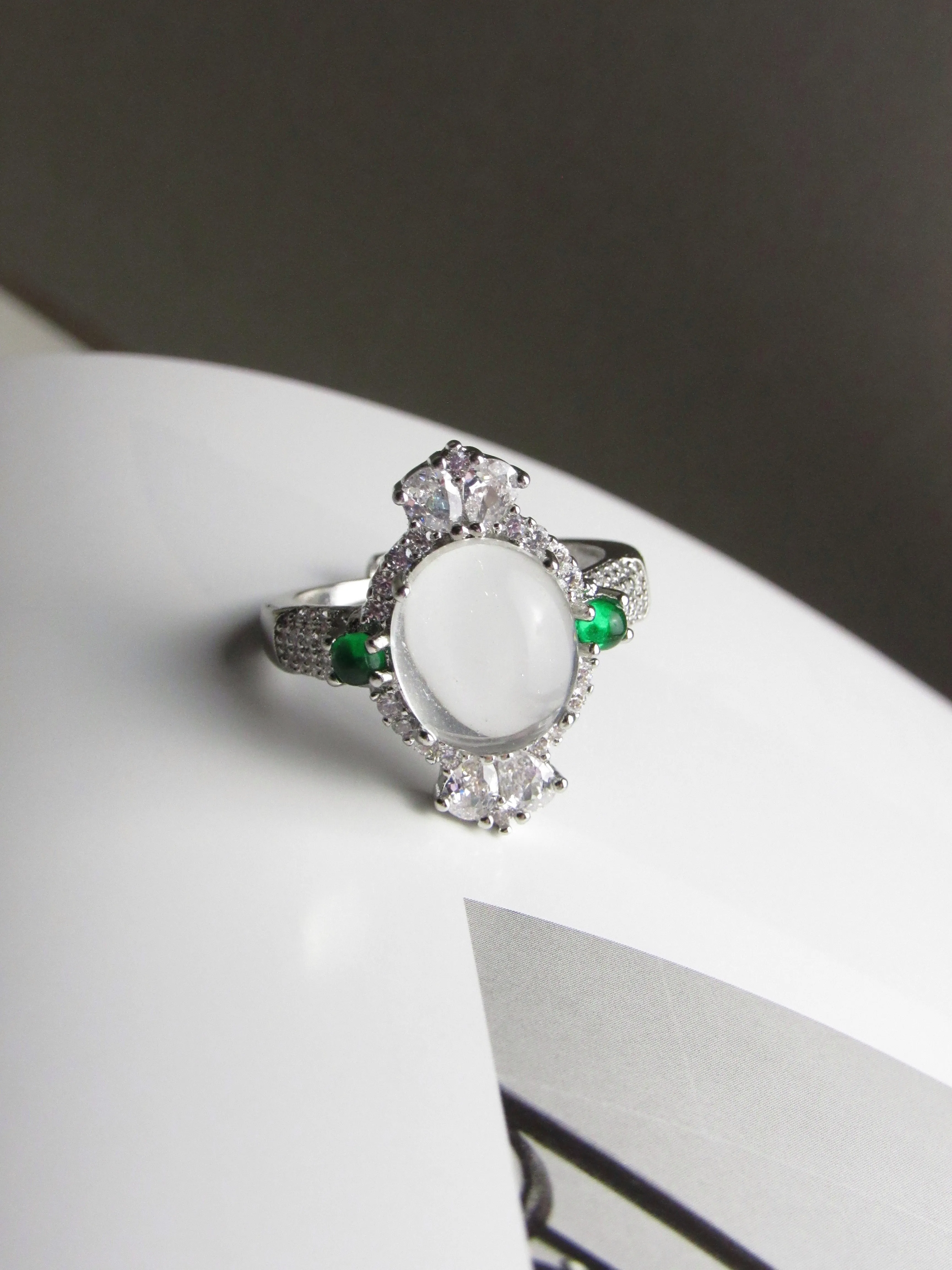 Ella Recycle Glass Sterling Silver Ring