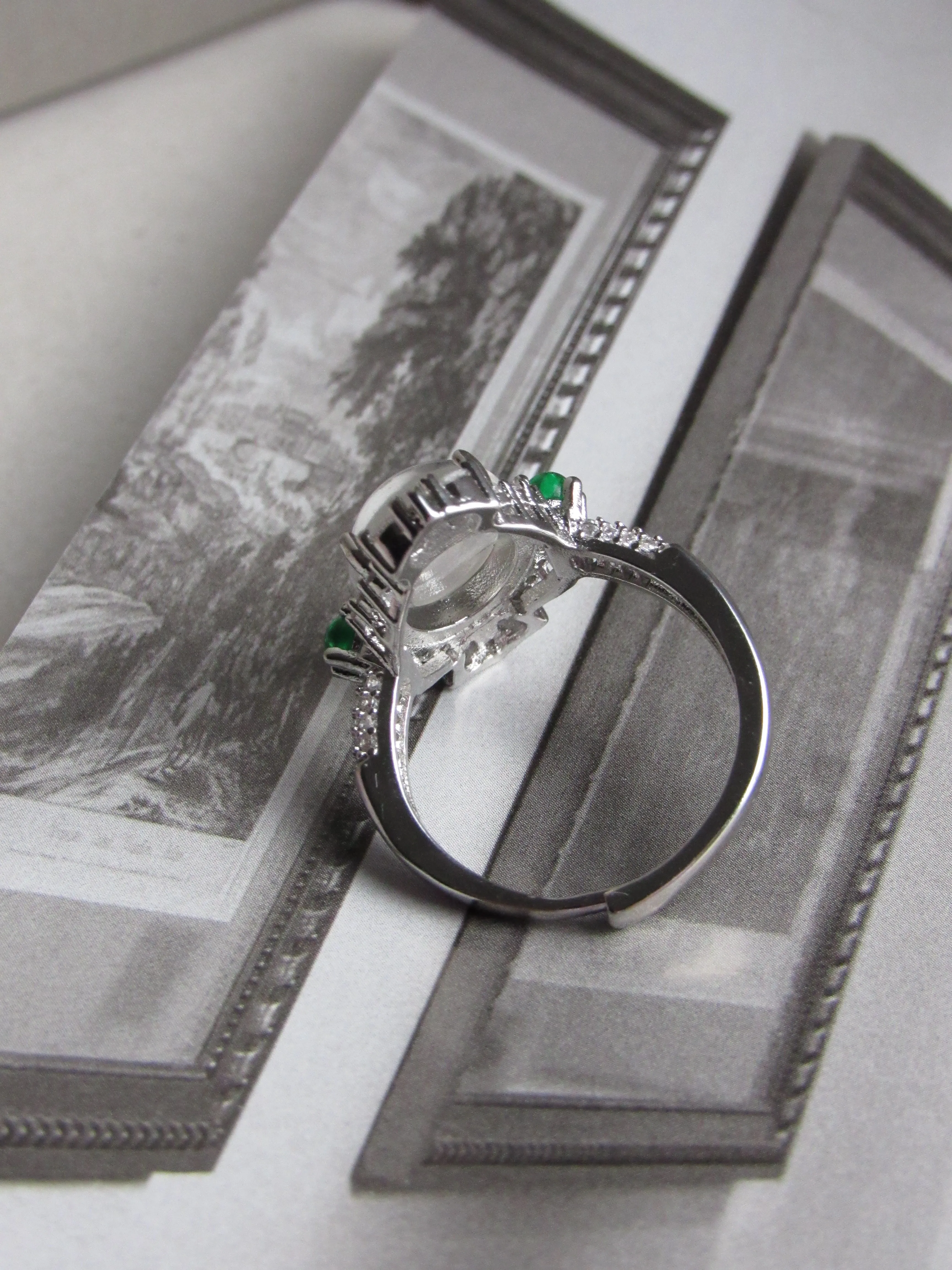Ella Recycle Glass Sterling Silver Ring