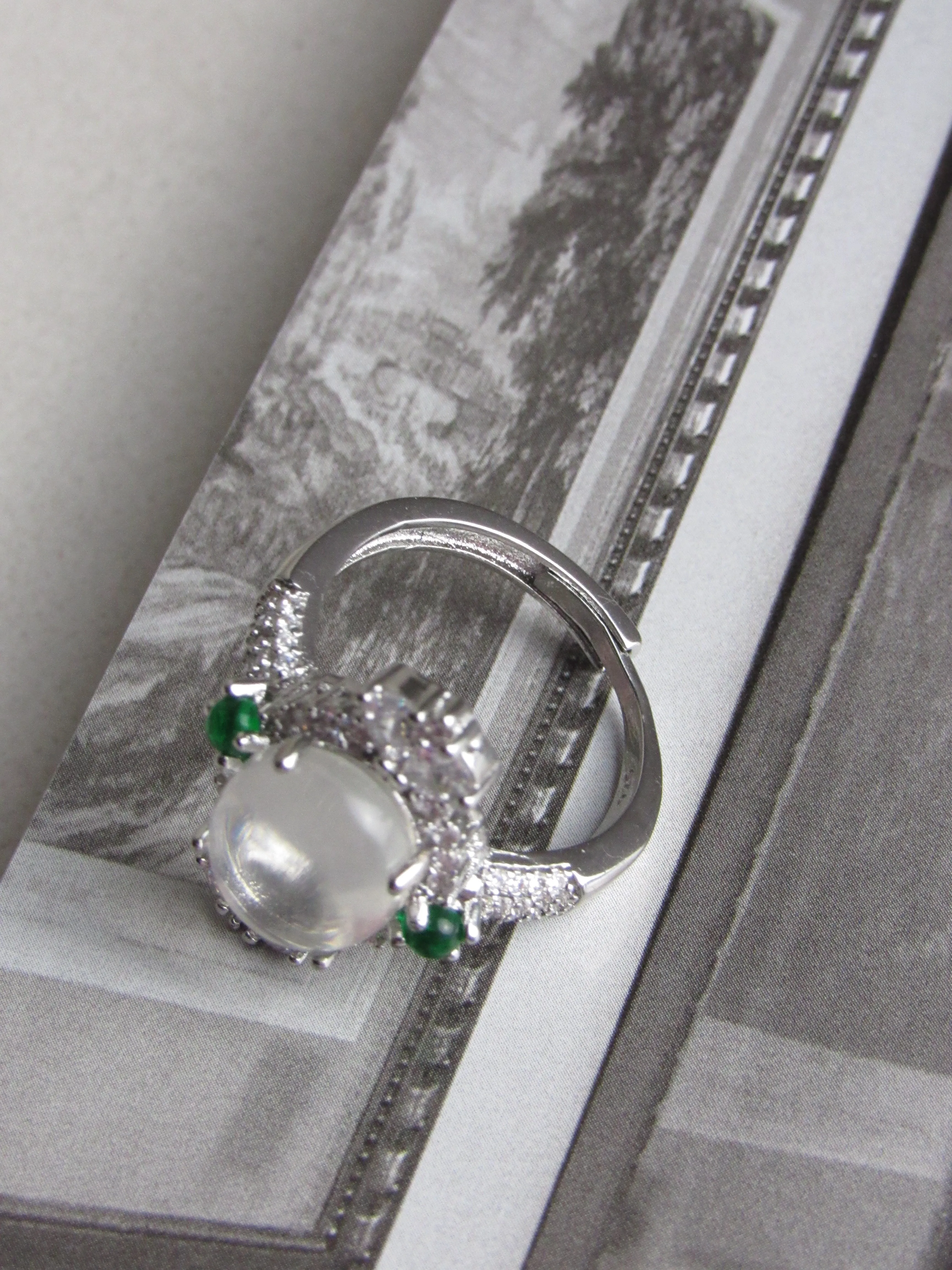 Ella Recycle Glass Sterling Silver Ring