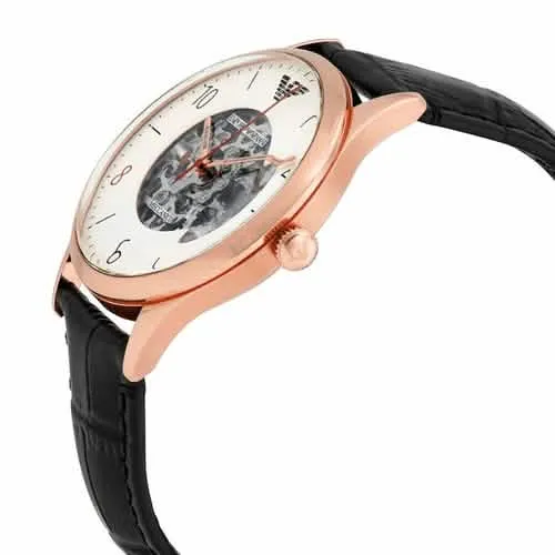 Emporio Armani AR1924 Men's Elegant Automatic Watch with Premium Leather Strap