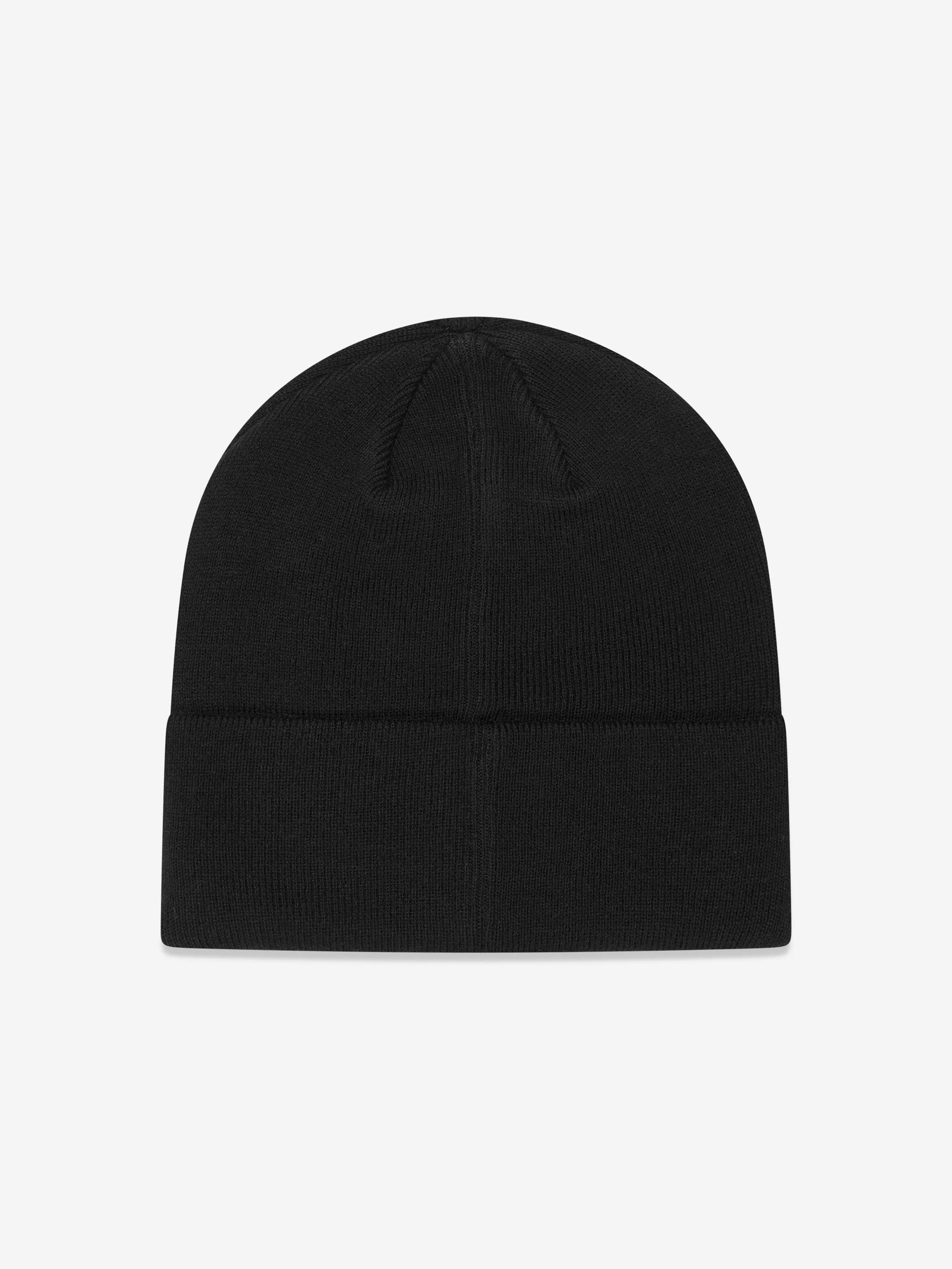 Emporio Armani Boys Logo Beanie Hat in Black