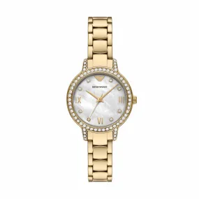 Emporio Armani Gold Tone Analogue Watch AR11652