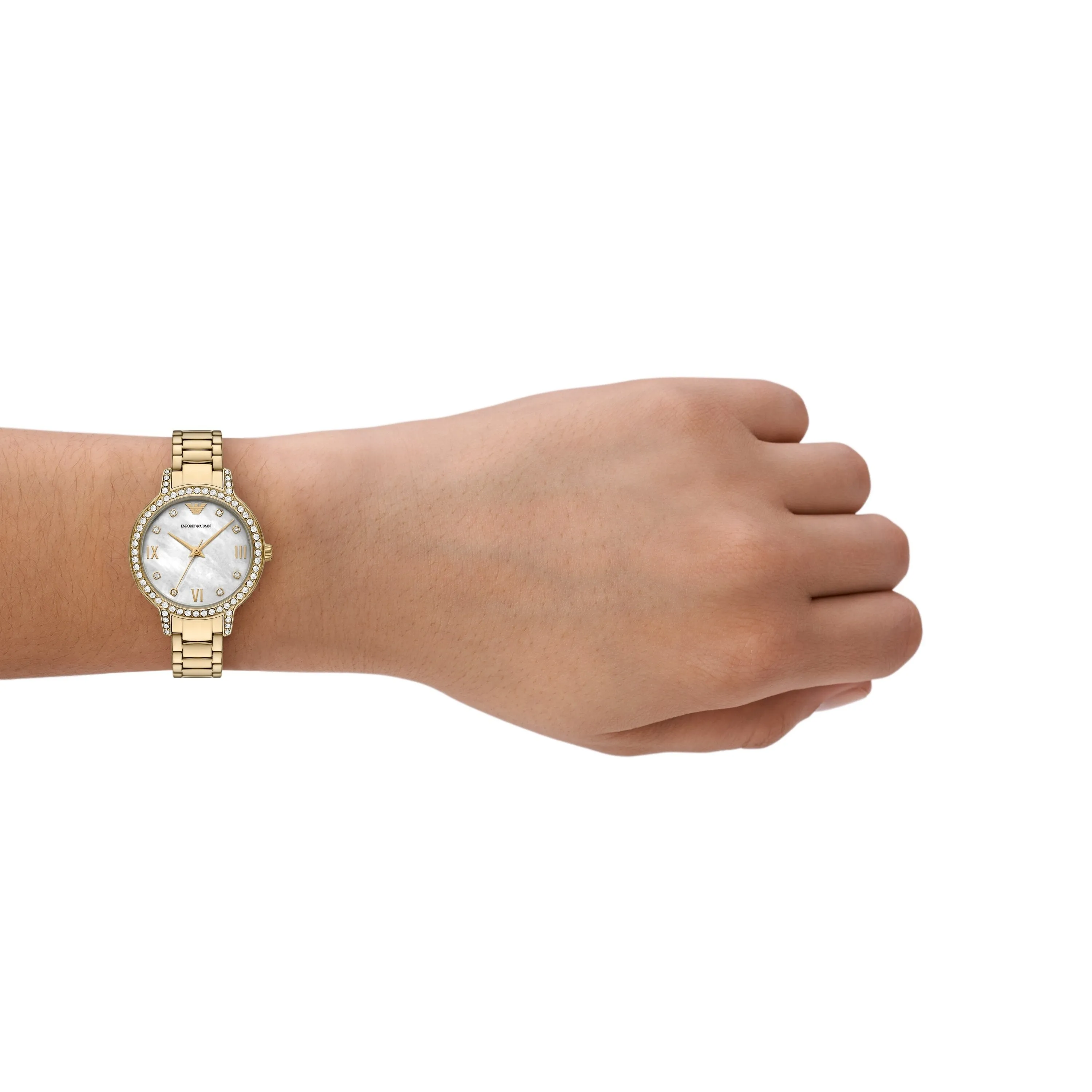 Emporio Armani Gold Tone Analogue Watch AR11652