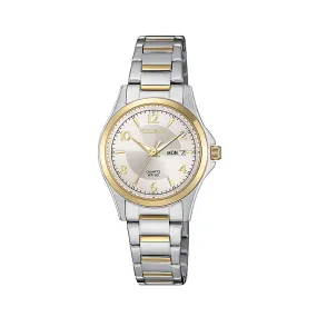 EQ0595-55A - Ladies 2 Tone Dress Watch