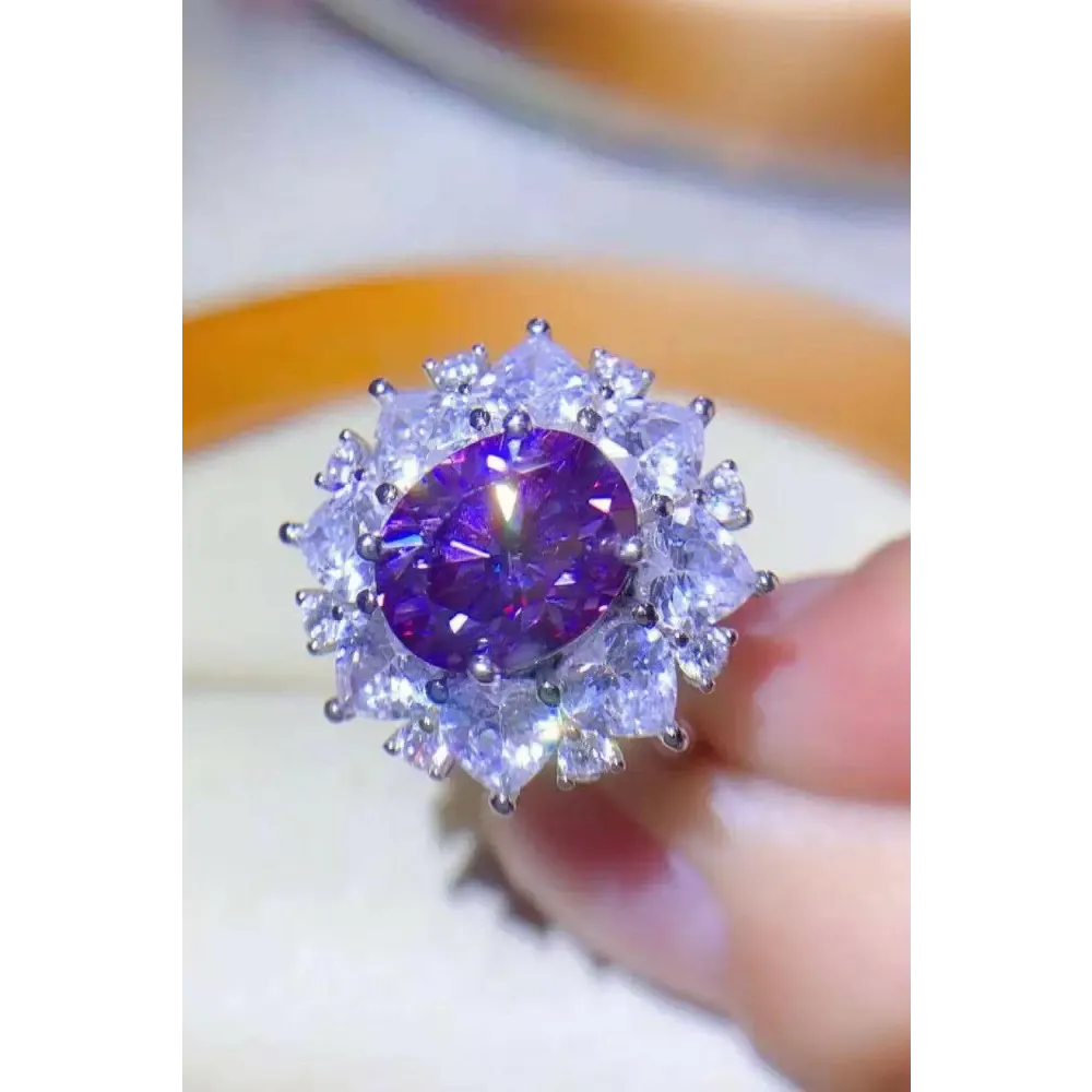 Exquisite 3 Carat Moissanite Ring for Luxury Fashion for Women